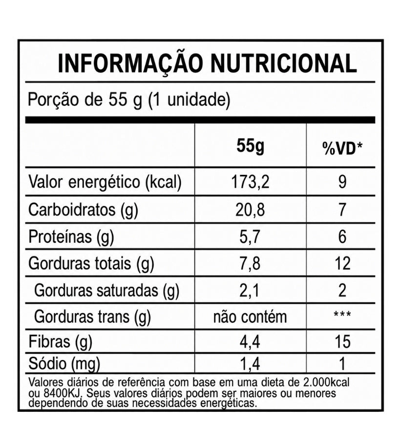 Mingau de Aveia Duplo Chocolate sem açúcar e sem glúten - Di Mangiare