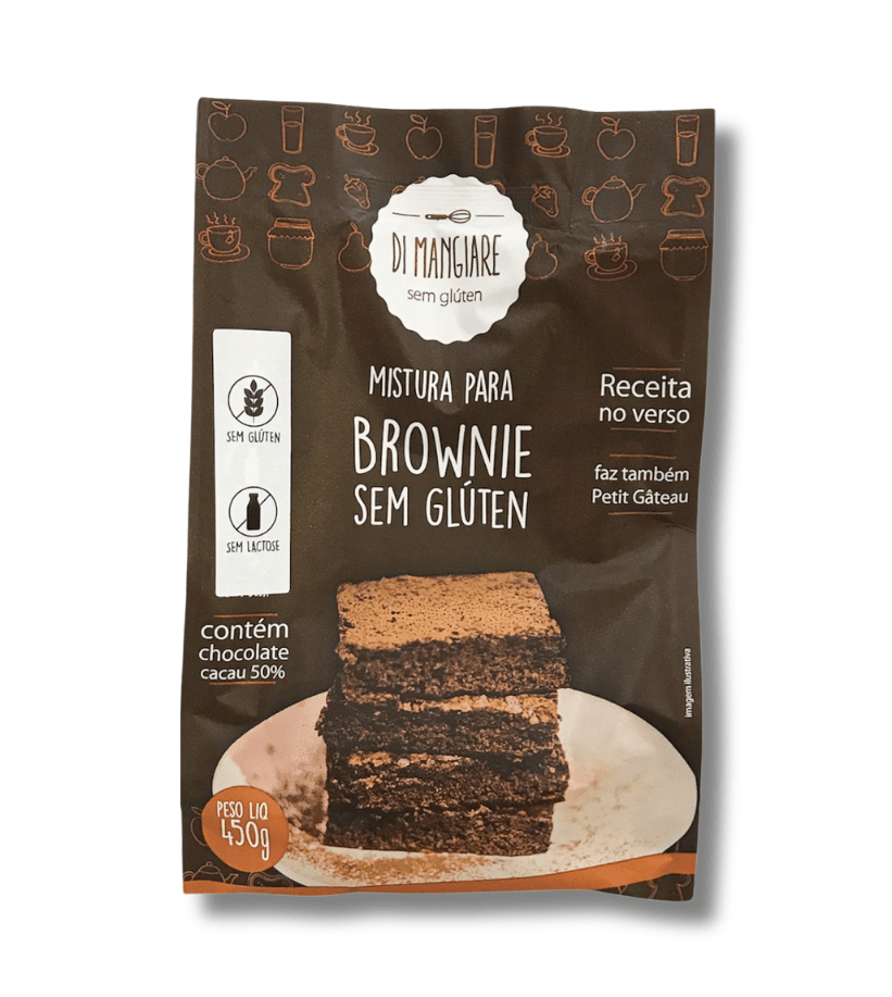 Mistura para Brownie sem glúten - Di Mangiare